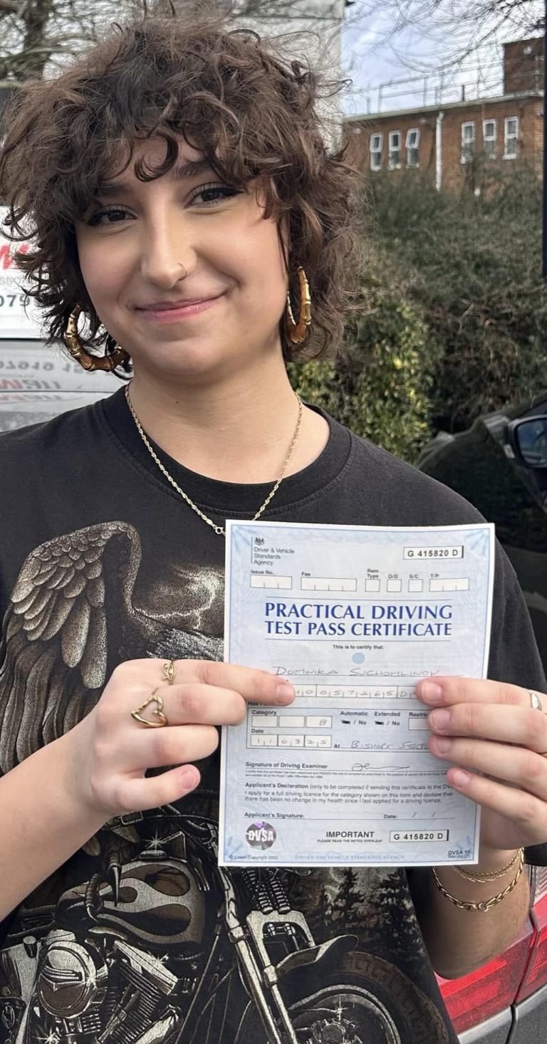 Passed first time in Bishops Stortford - From Dunmow, Essex