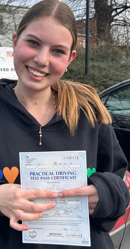 Passed first time in Bishops Stortford - From Dunmow, Essex